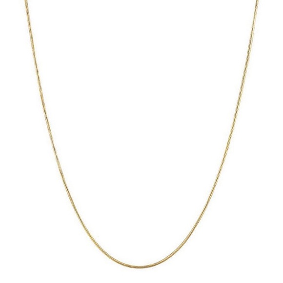 Gold plated snake chain necklace - Picture 4 of 6